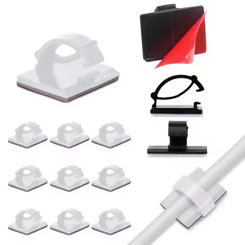 Chargers - Abrazadera adhesiva para cables de coche,