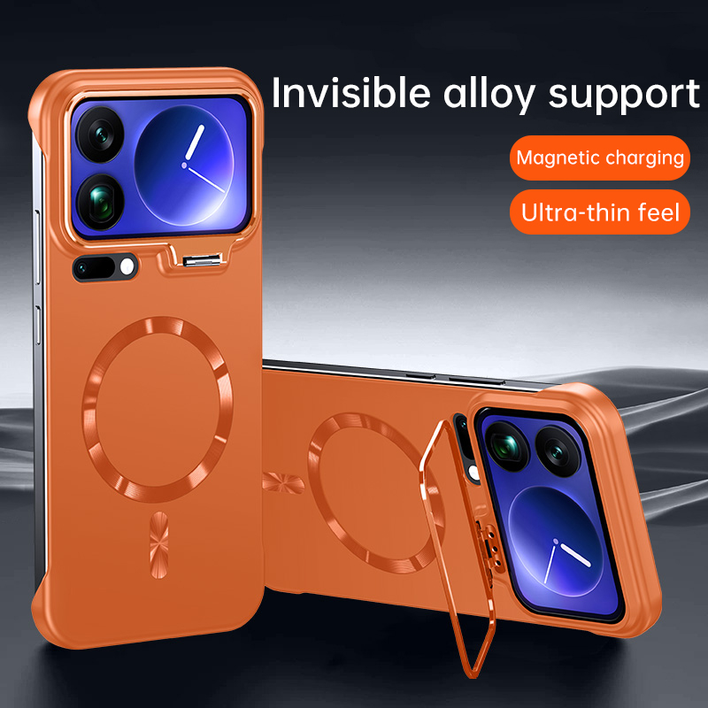 Ultra Thin Frameless Phone Cover - Soporte de Lente Metálico Ultrafino para