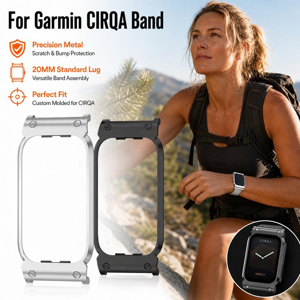 Metal Bumper Aluminum Frame Case - Funda protectora de metal para Garmin