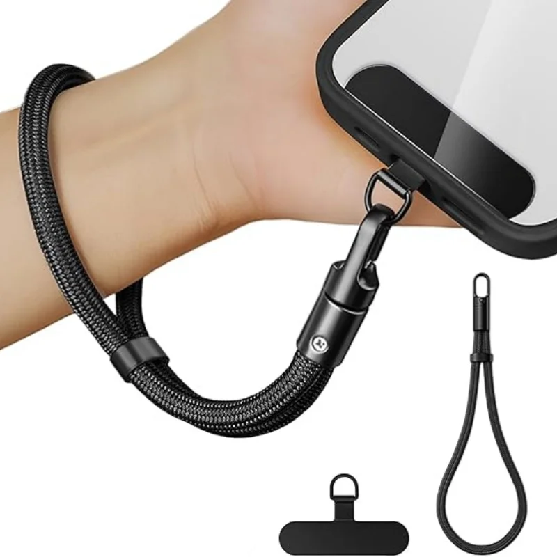 Crossbody Lanyard Neck Strap Case - Cordón universal para teléfono con clip,