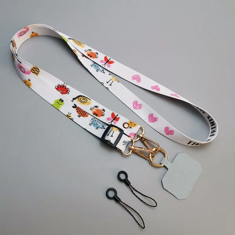 Crossbody Lanyard Neck Strap Case - Correas cruzadas coloridas para teléfono móvil,