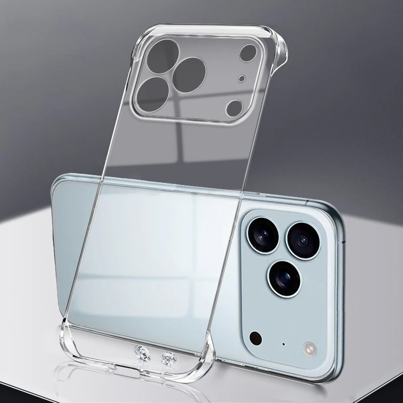 Funda rígida de policarbonato  - Ultra Thin Frameless Phone Cover reseña y precio