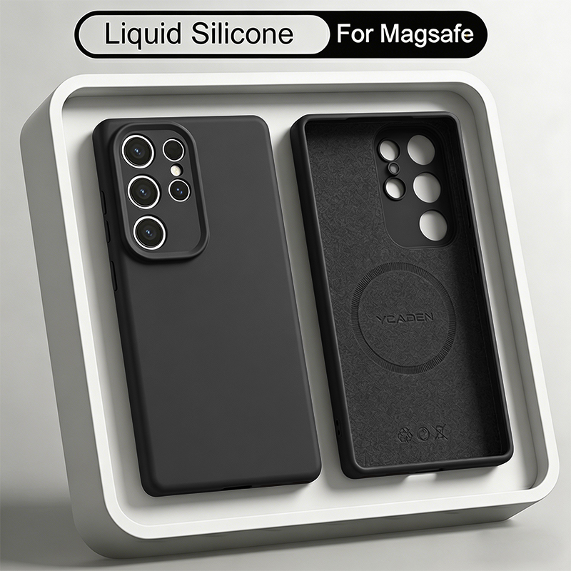 Funda magnética de silicona lí - Liquid Silicone Magnetic Phone Case reseña y precio
