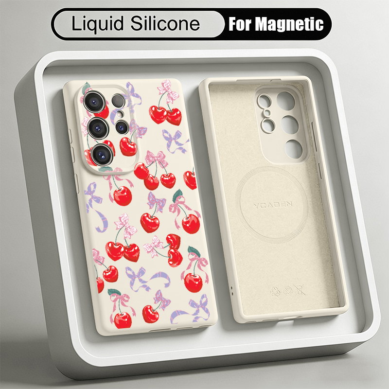 Funda de silicona líquida con  - Liquid Silicone Magnetic Phone Case reseña y precio
