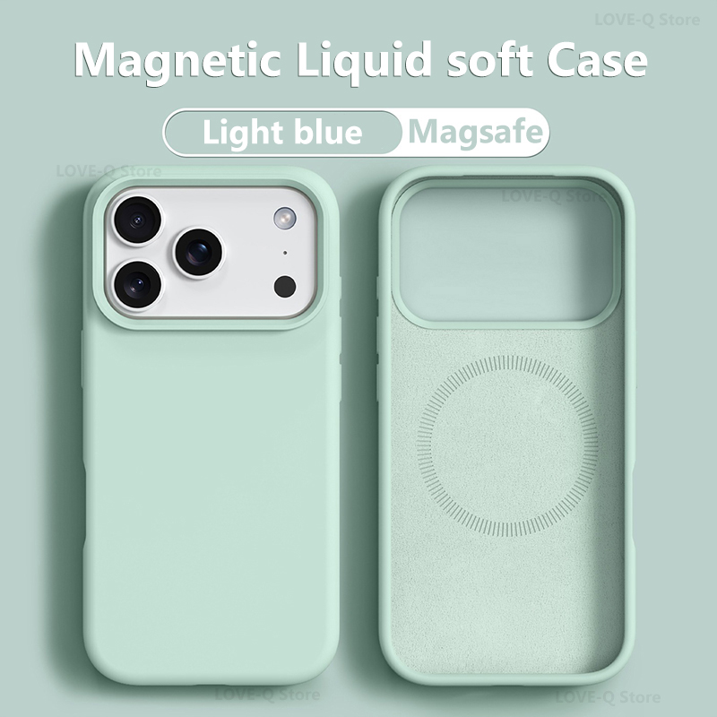 Funda de teléfono MagSafe magn - Liquid Silicone Magnetic Phone Case reseña y precio