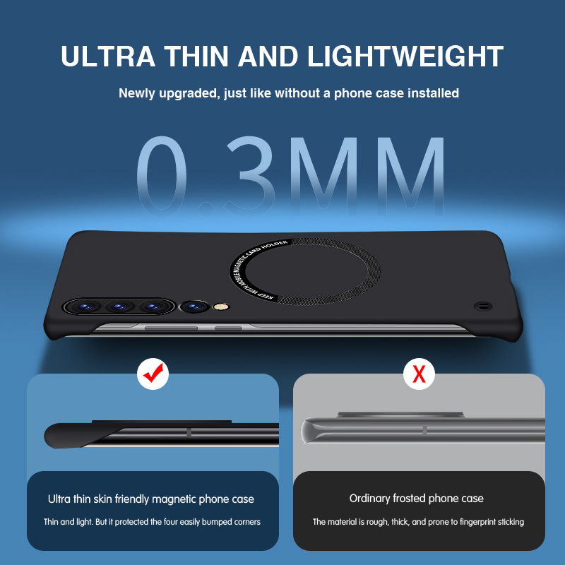 Fundas Delgadas y Ligeras para - Ultra Thin Frameless Phone Cover reseña y precio