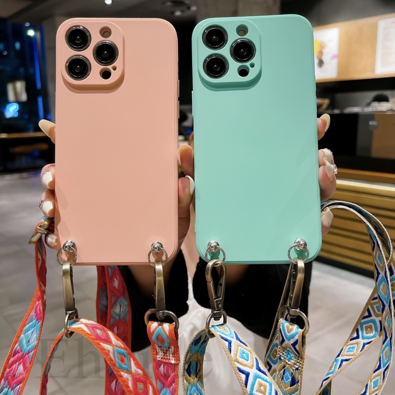 Funda clásica con correa para  - Crossbody Lanyard Neck Strap Case reseña y precio