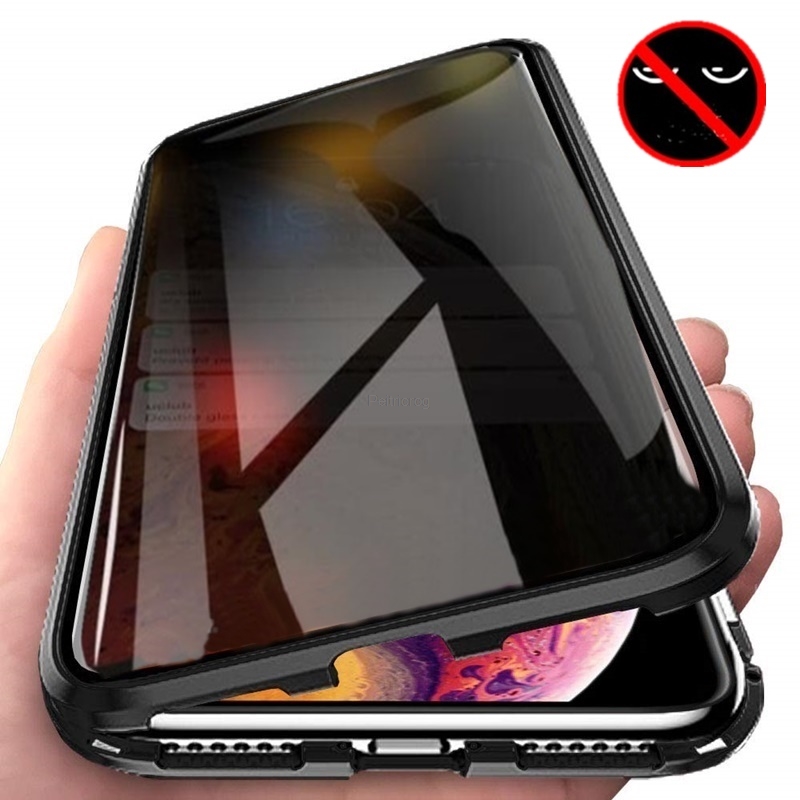 Funda Magnética de Metal con C - Anti Spy Privacy Glass Case reseña y precio