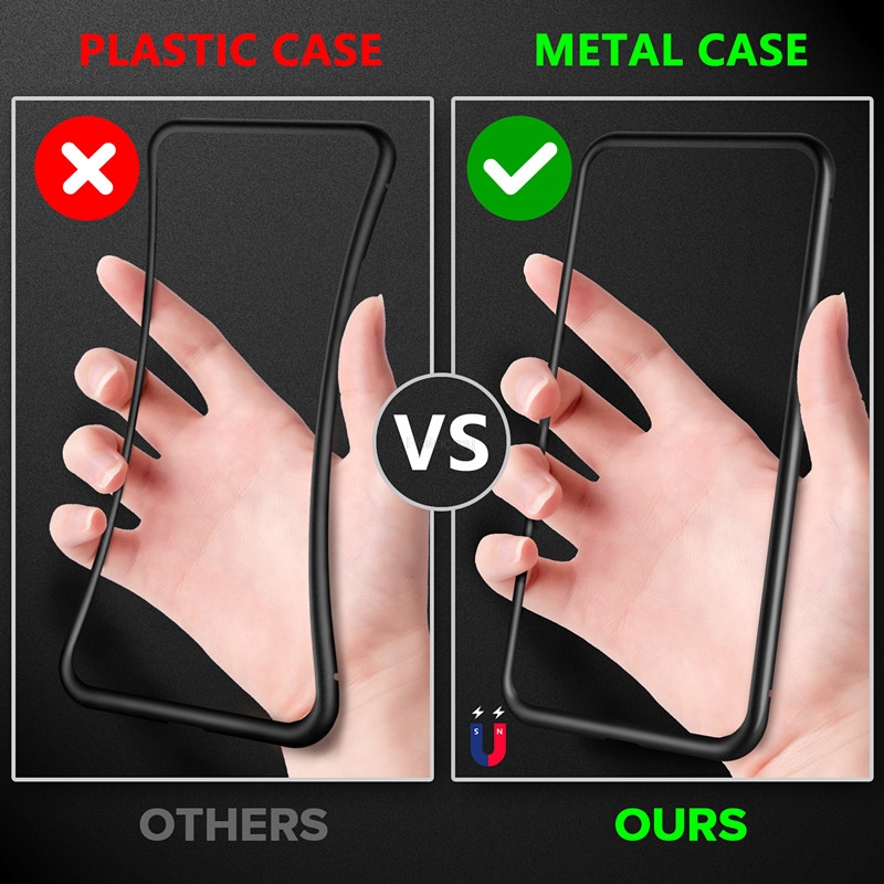 Funda Magnética de Metal con C - Anti Spy Privacy Glass Case reseña y precio